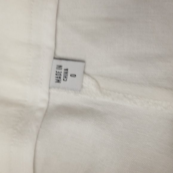 Bebe women's linen blend white pants - Picture 7 of 9